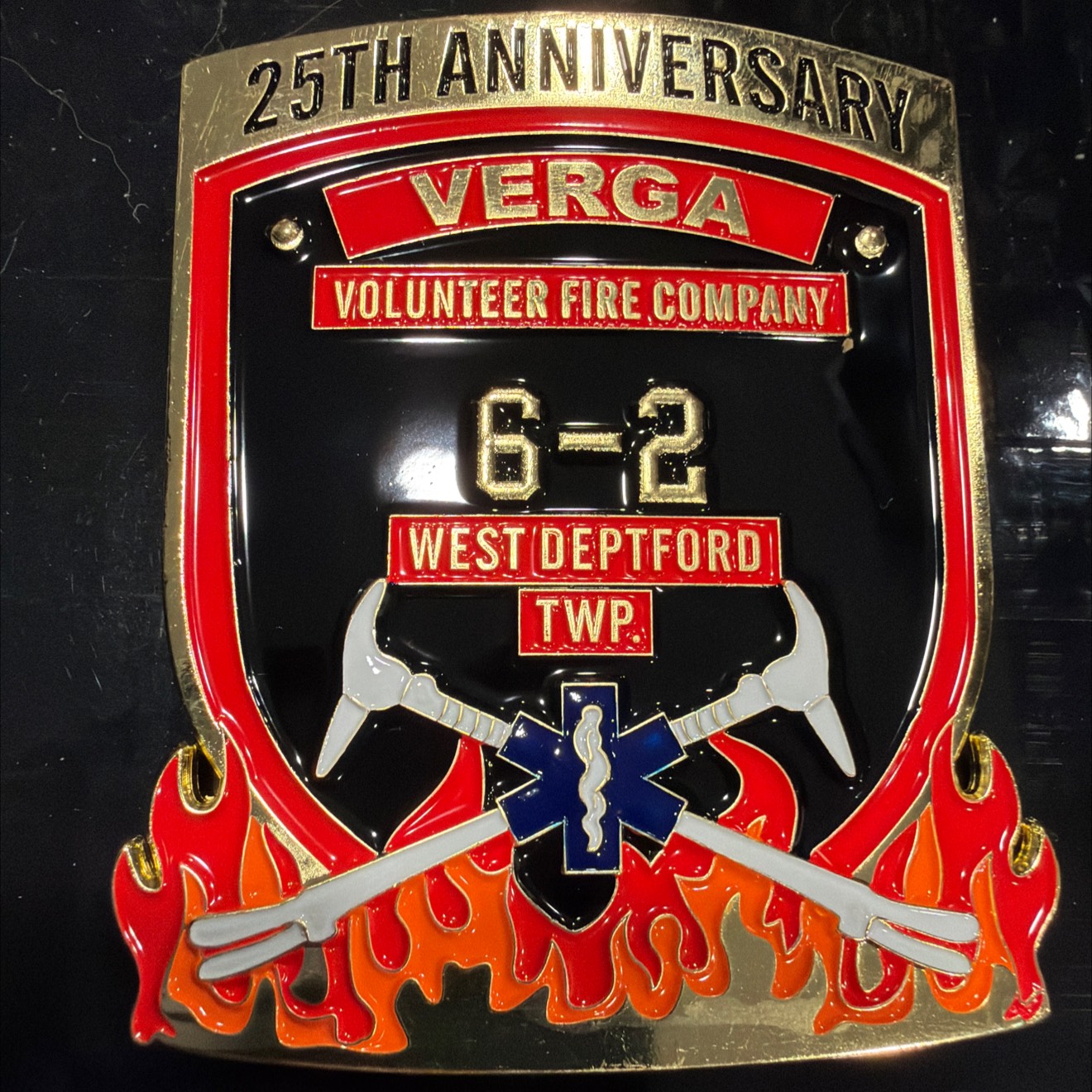 Verga West Deptford TWP 25th Anniversary — front