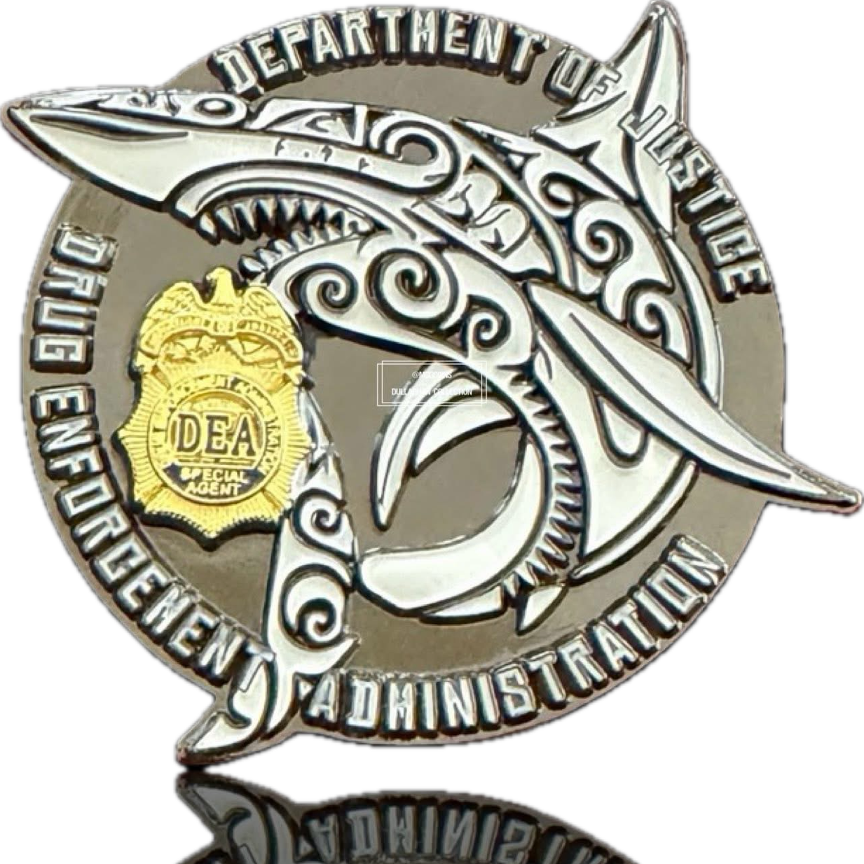 Honolulu DEA shark — front