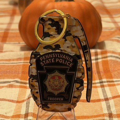 Pennsylvania State Police Penguin Grenade (desert camo)