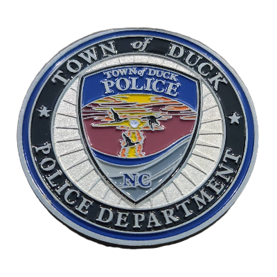 Town of Duck Police Department Coin