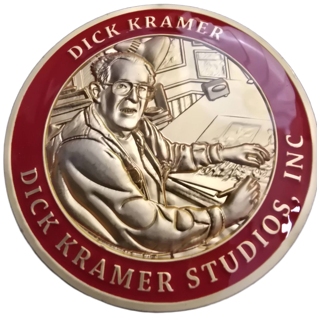 Dick Kramer coin 8 in a series of 15 Special Forces I — back
