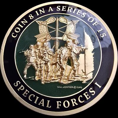 Dick Kramer coin 8 in a series of 15 Special Forces I
