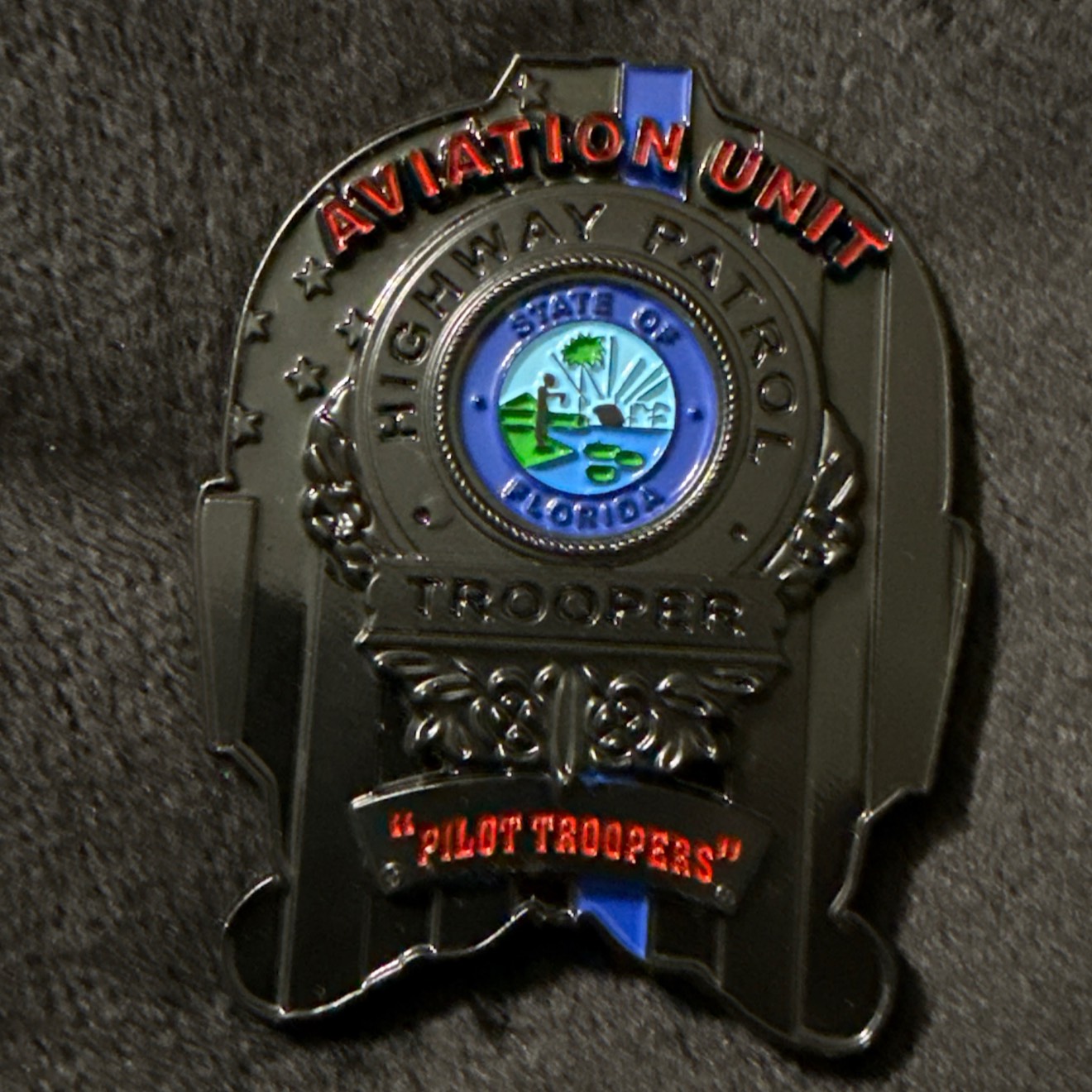 Florida Highway Patrol Pilot Troopers — back
