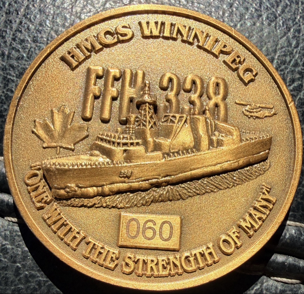 HMCS Winnipeg - FFH 338 — back