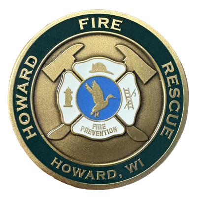 Howard Fire Department Draft Coin