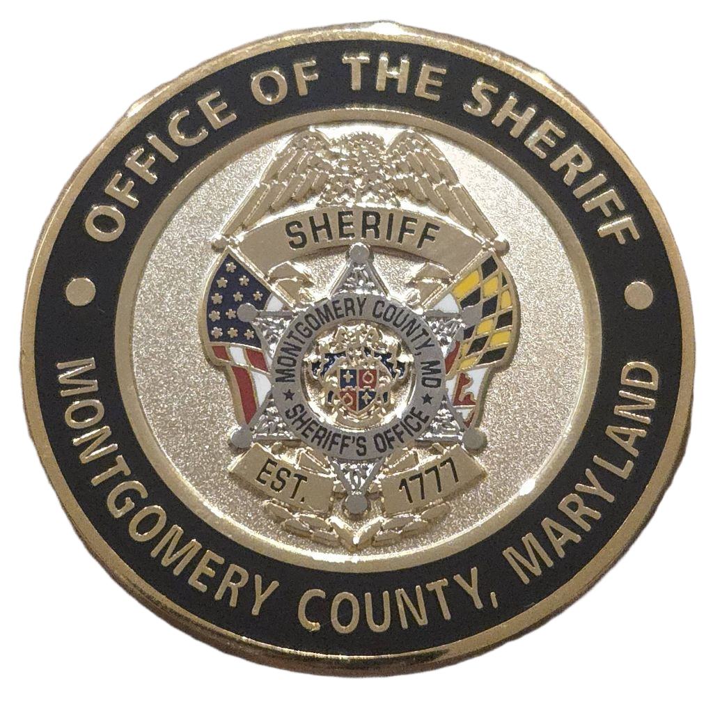 Montgomery County MD Sheriff's Office Coin — front