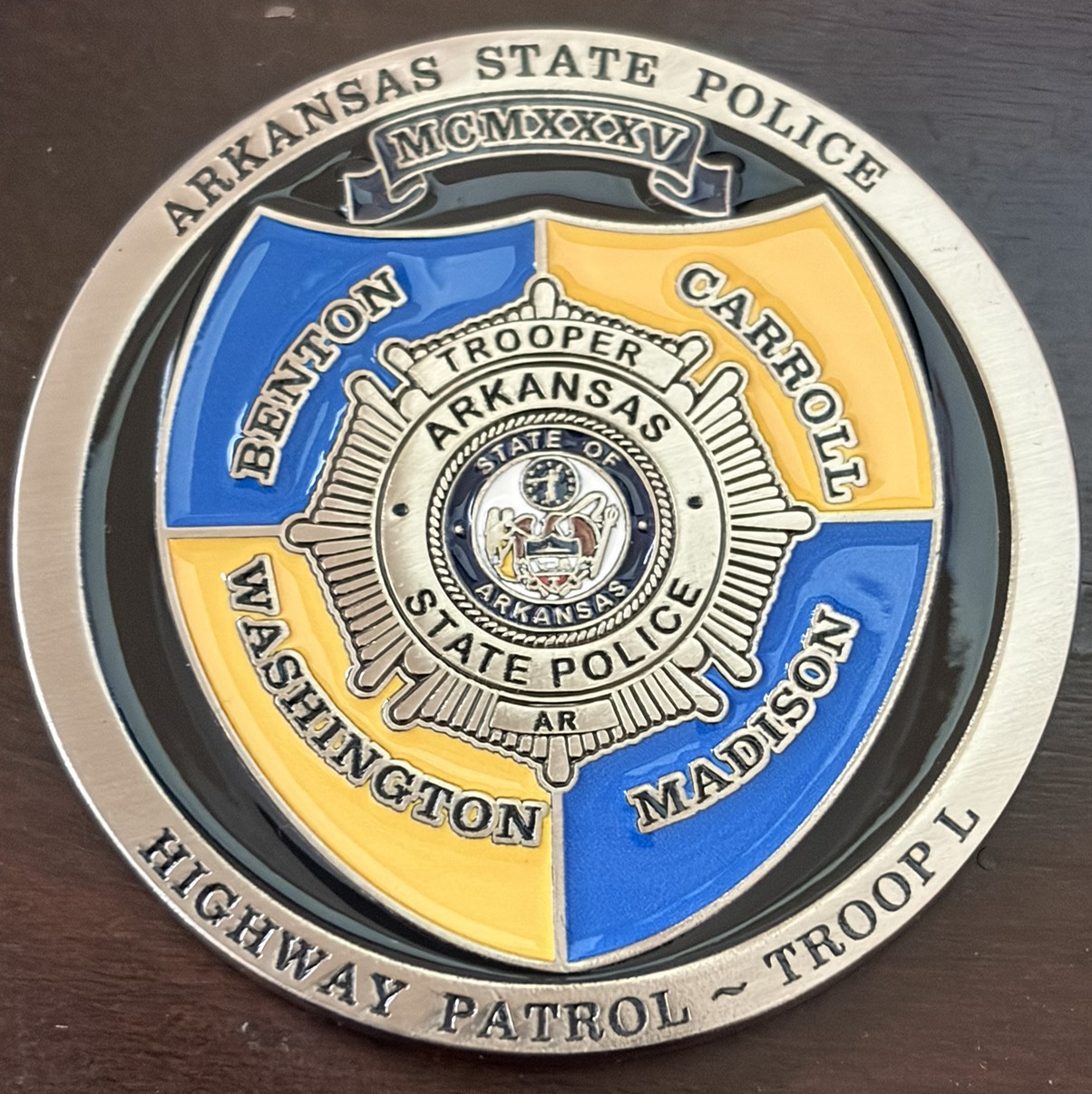 ASP Troop L Highway Patrol — back