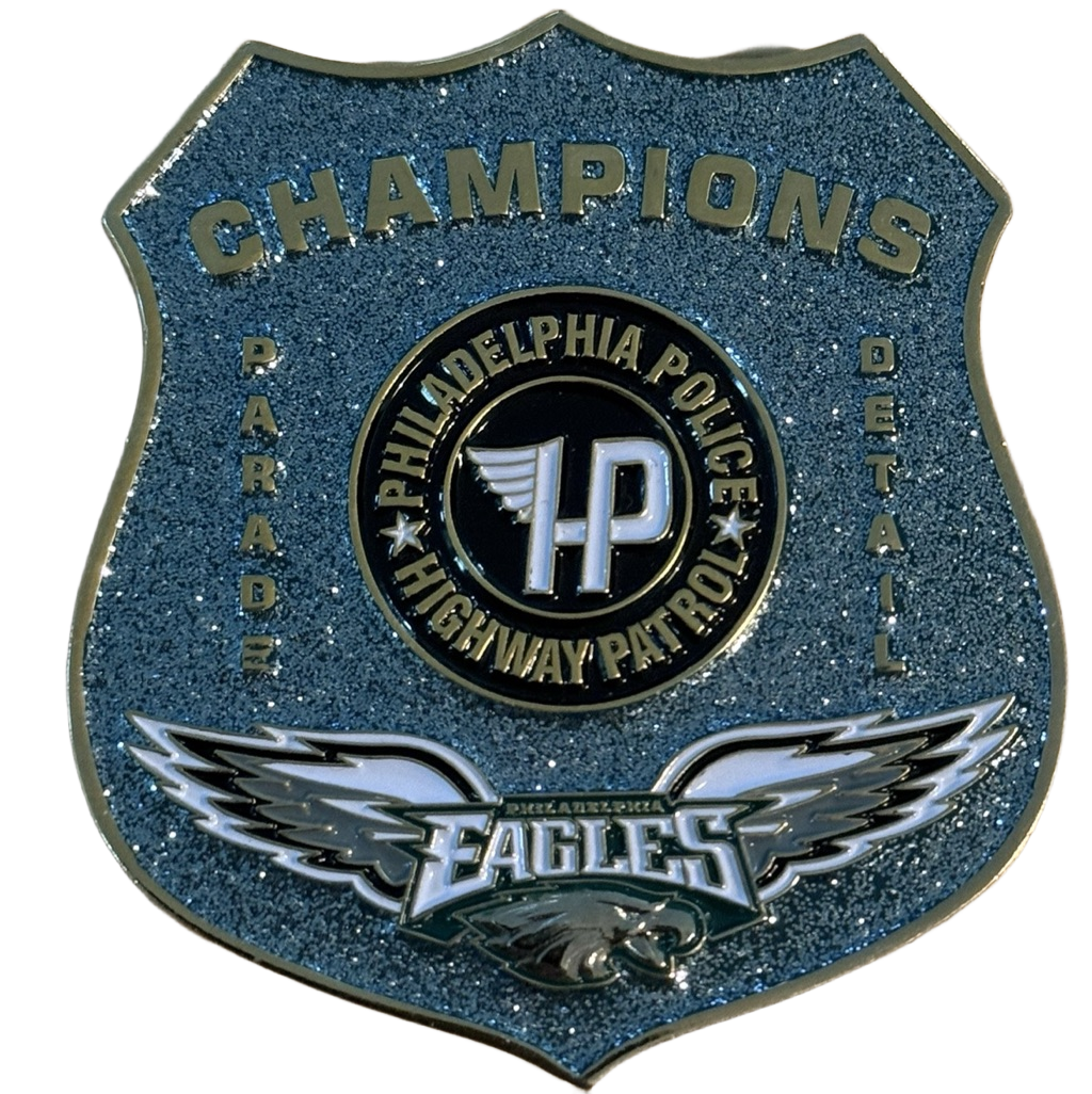 Philadelphia Police Highway Patrol Super Bowl LII Champions Challenge Coin — front