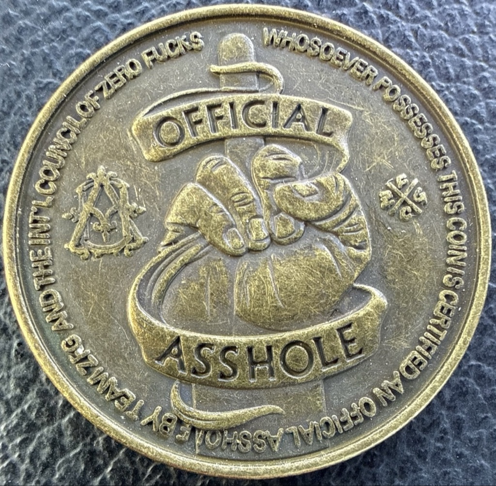 Official Asshole — back