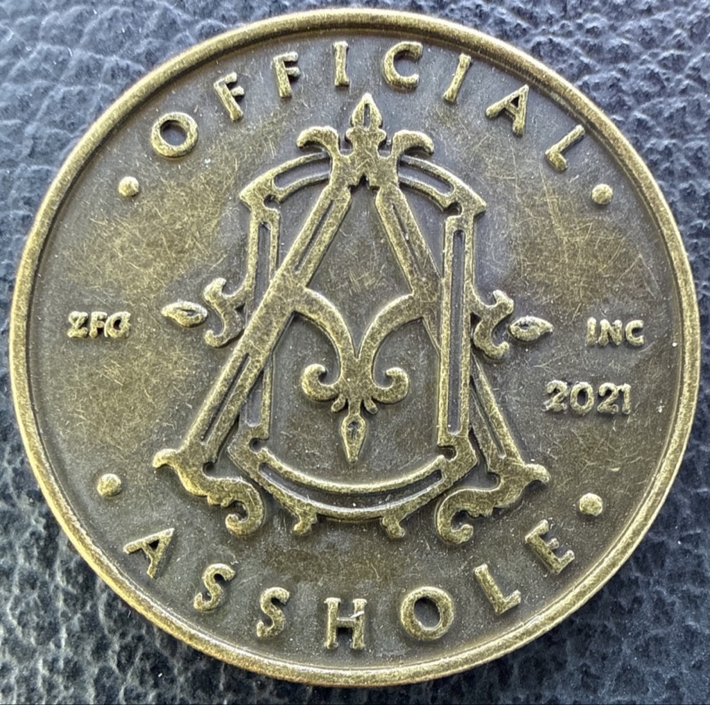 Official Asshole — front