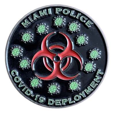 Miami Police COVID-19 Deployment Glow in the Dark