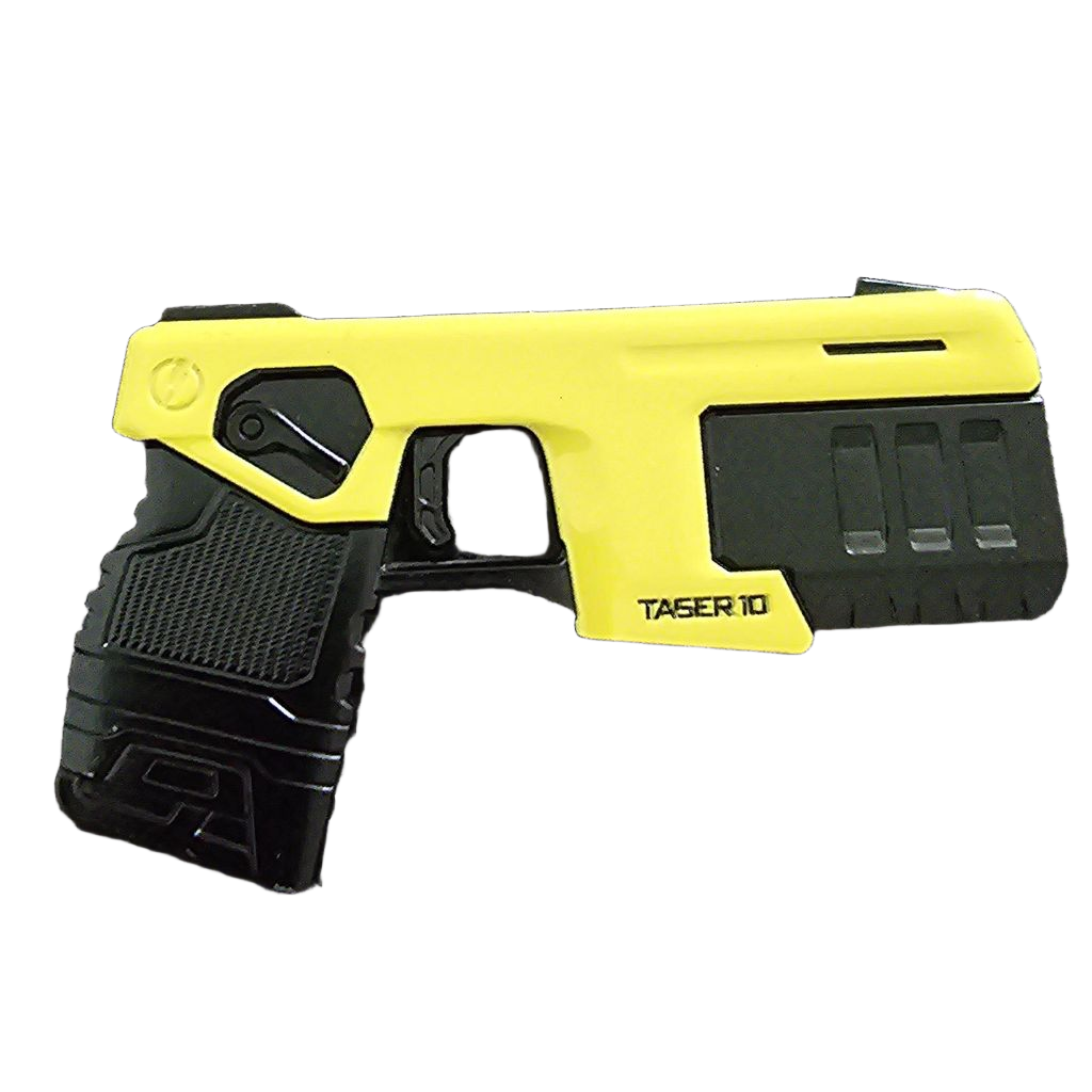 Taser 10 Challenge Coin — front