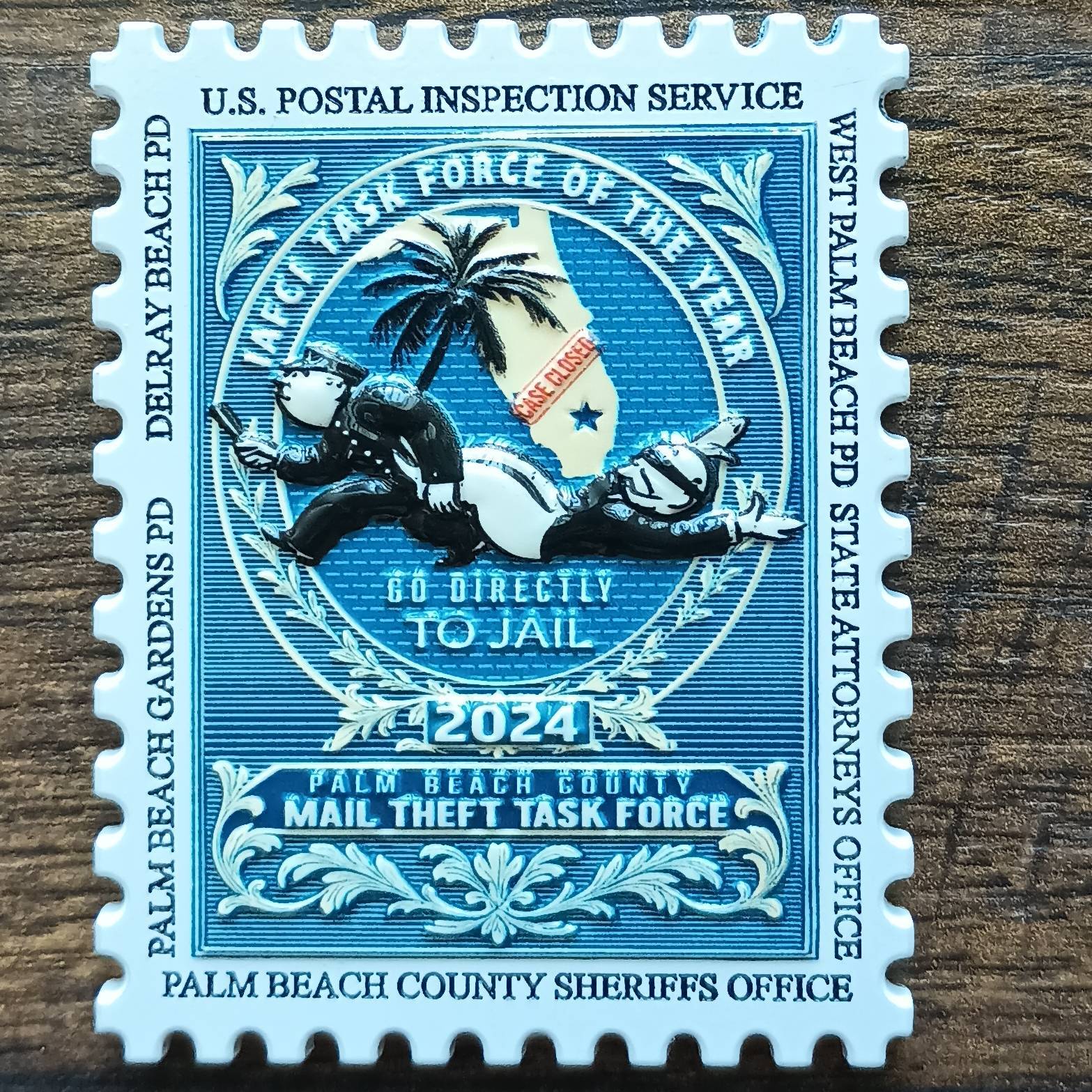 Palm Beach Mail Theft Task Force — back