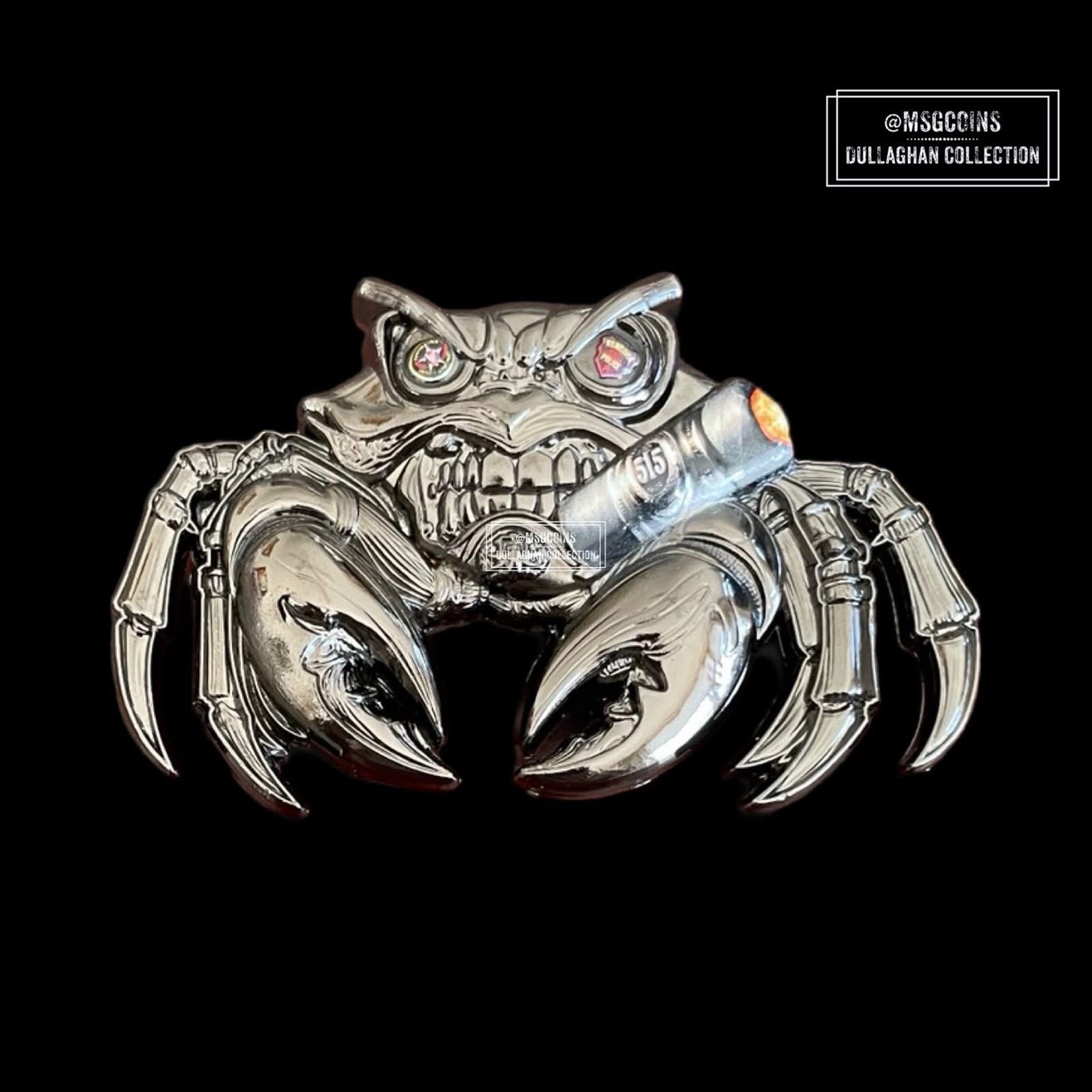 Kenosha Bomb Squad Cigar Crab Mack — back