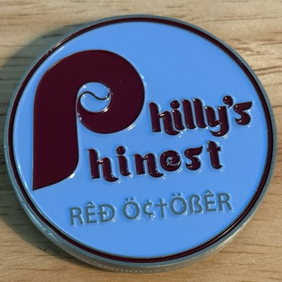 Philly's Phinest Red October Challenge Coin