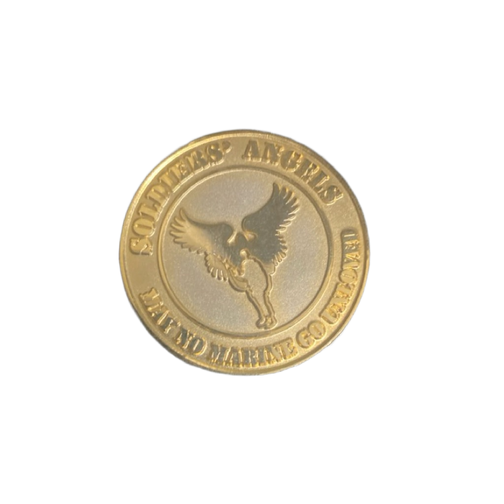 Your Soldiers’ Angels Coin – A Story of Care Packages and Connection from Afghanistan — front