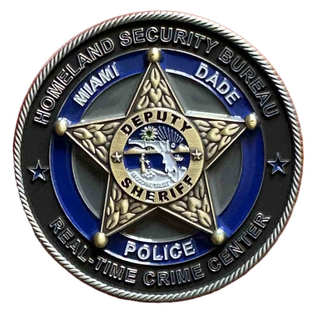 Miami-Dade Police Real Time Crime Center Homeland Security — back
