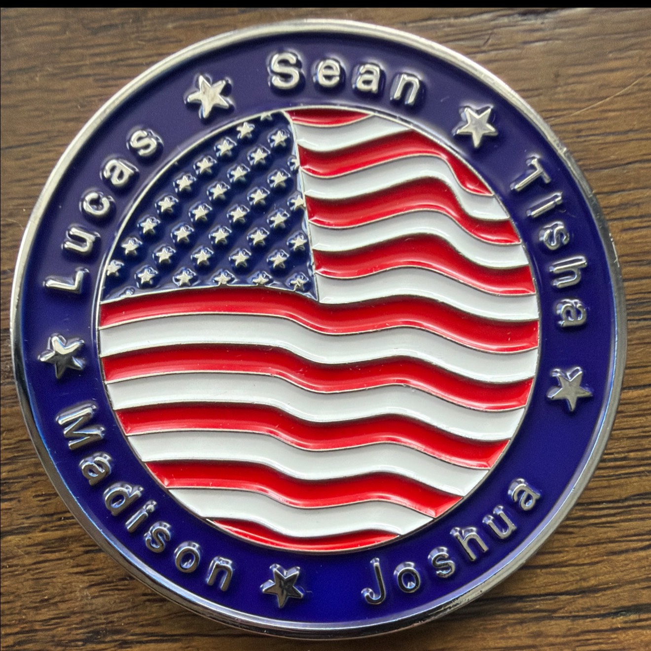 My personal coin — front
