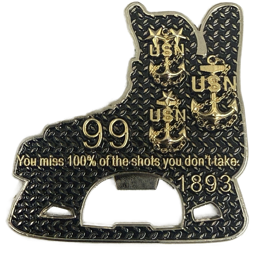 Philadelphia Flyers USN Bottle Opener Coin — back