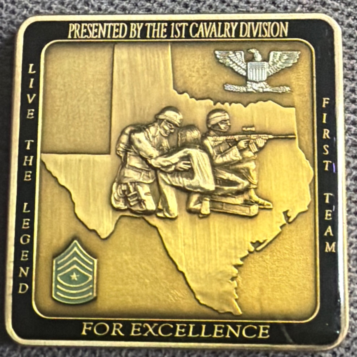 1st Cavalry The First Team — back