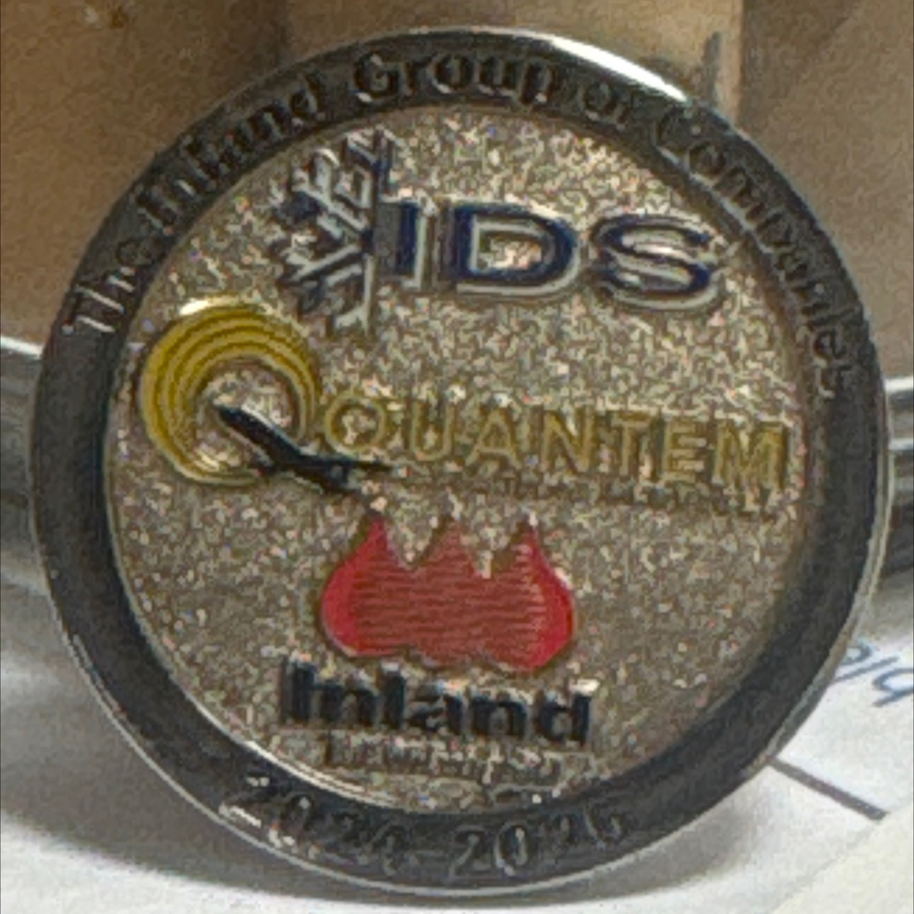 Safety Awareness Coin — back