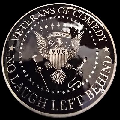 Veterans of Comedy Comedian Will C. Challenge coin