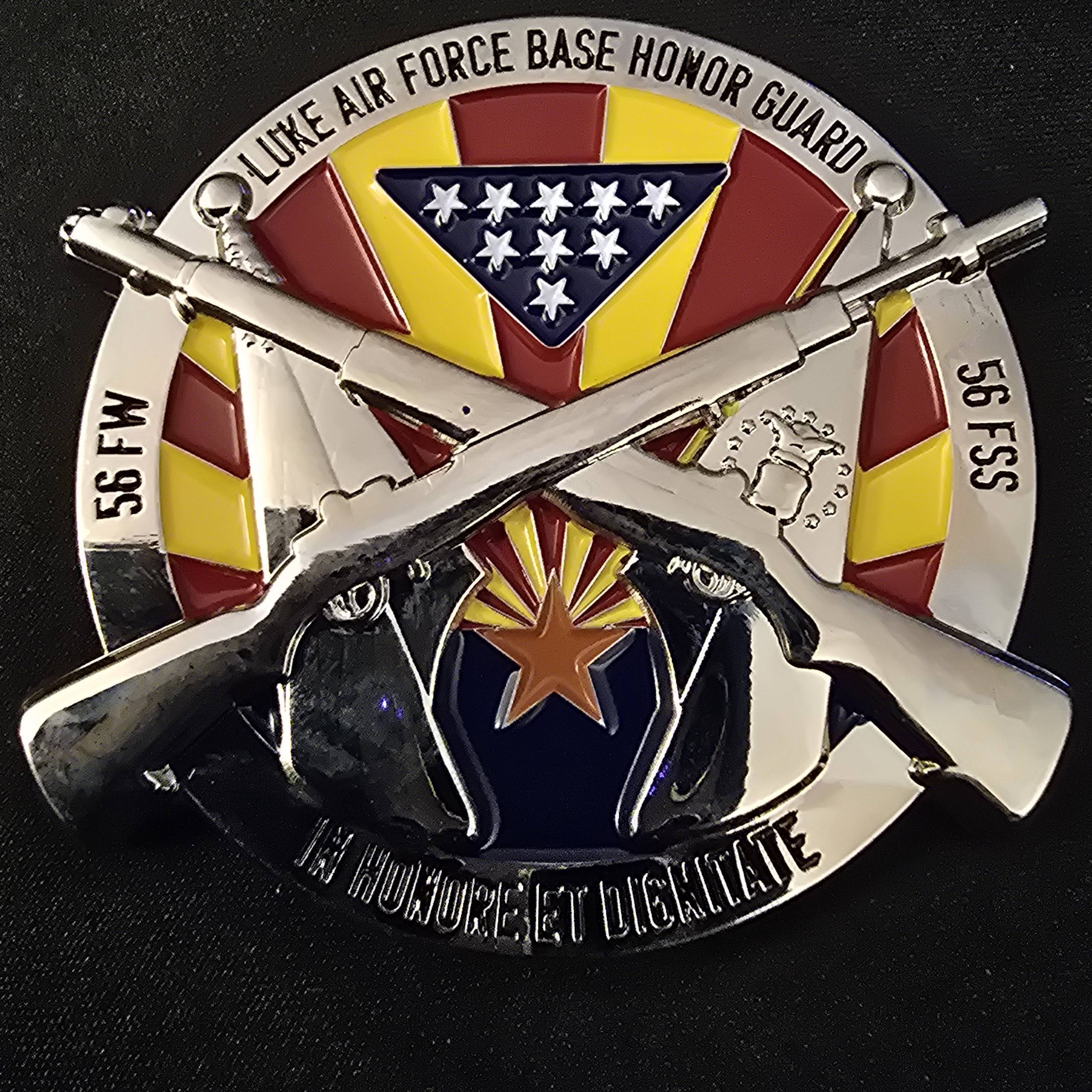 Luke air force base honor guard. — front