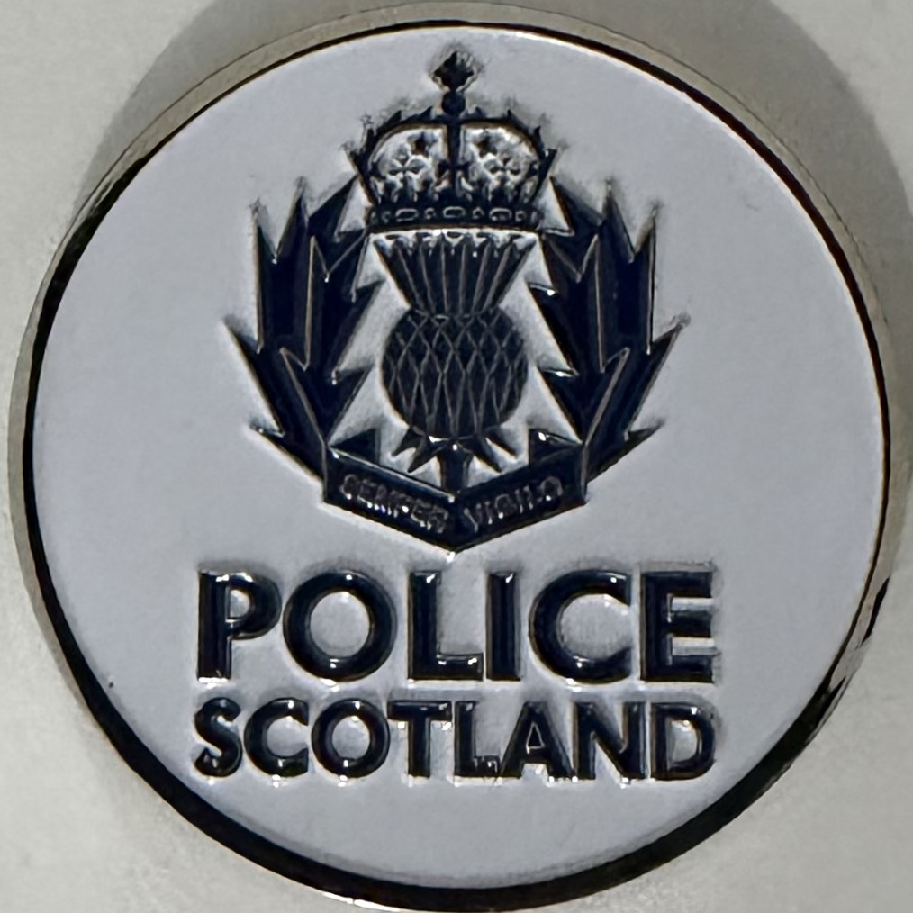 Police Scotland Tulliallan Castle Headquarters Challenge Coin — back