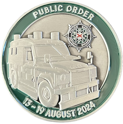 Police Scotland Operation Alefnull Challenge Coin