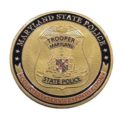 Maryland State Police Saint Michael Coin