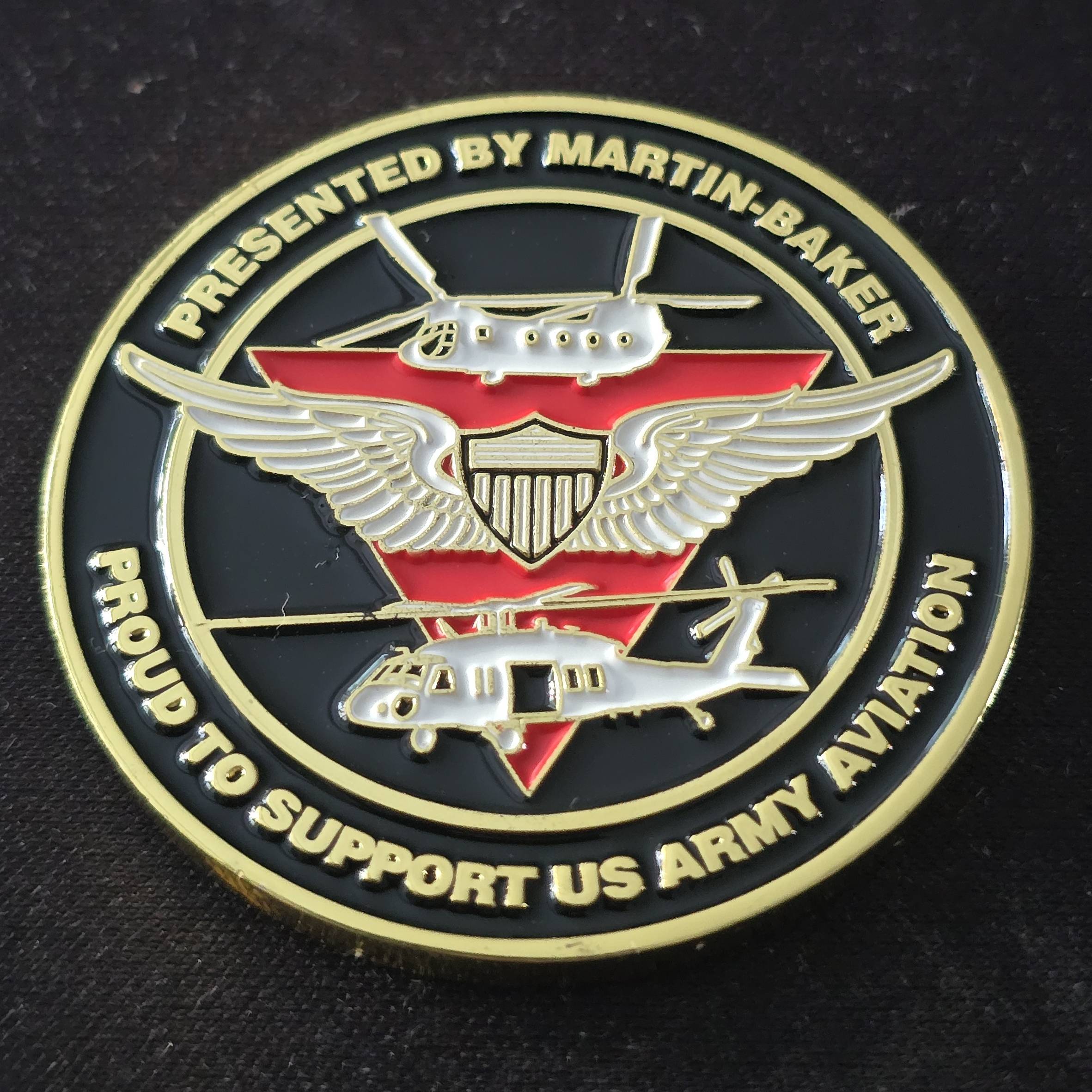 Martin-Baker crashworthy coin — front