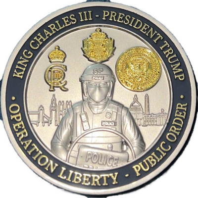 Police Scotland Operation Liberty Challenge Coin