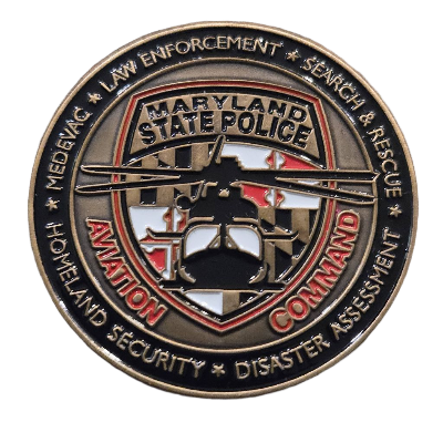 Maryland State Police Aviation Command Coin