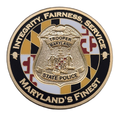 Maryland Troopers Association Francis Scott Key Bridge Coin