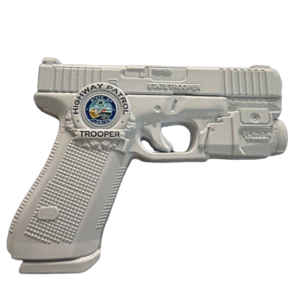 Florida Highway Patrol - White Gun — back