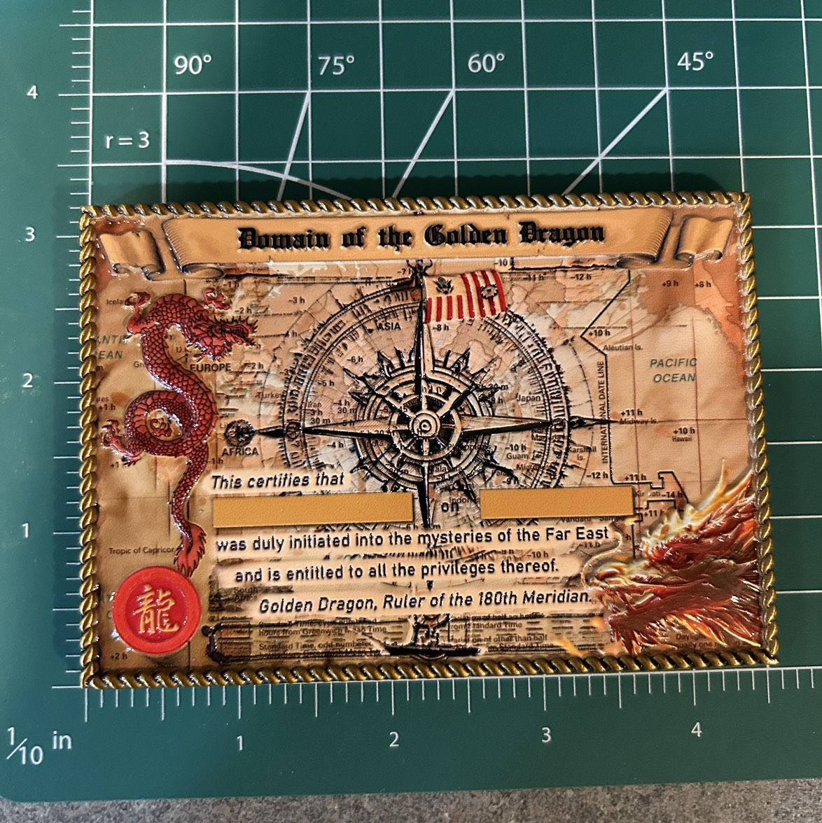 Order of the Golden Dragon — front