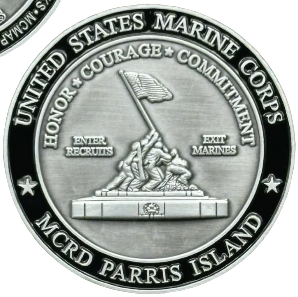 UNITED STATES MARINE CORPS RECRUIT DEPOT, PARRIS ISLAND WE MAKE MARINES — back