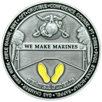 UNITED STATES MARINE CORPS RECRUIT DEPOT, PARRIS ISLAND WE MAKE MARINES