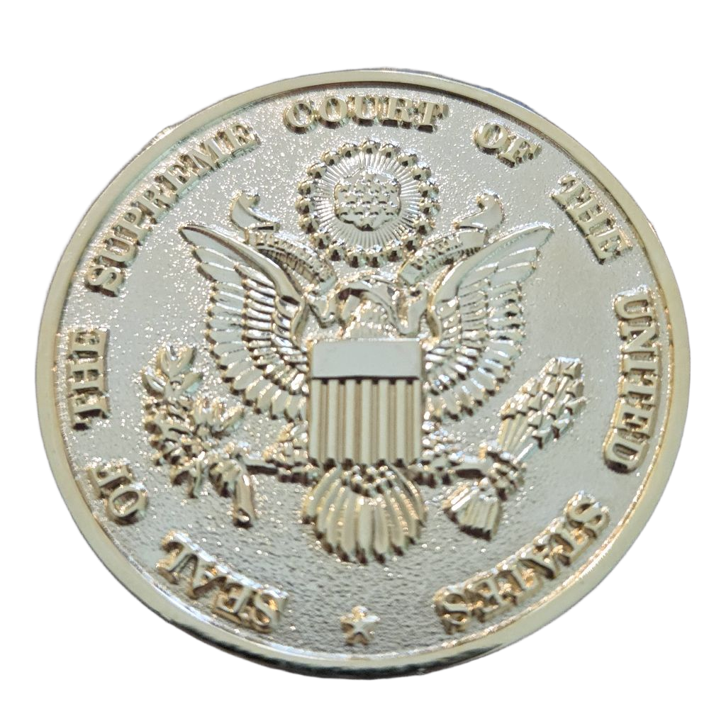 US Supreme Court Police Coin — back