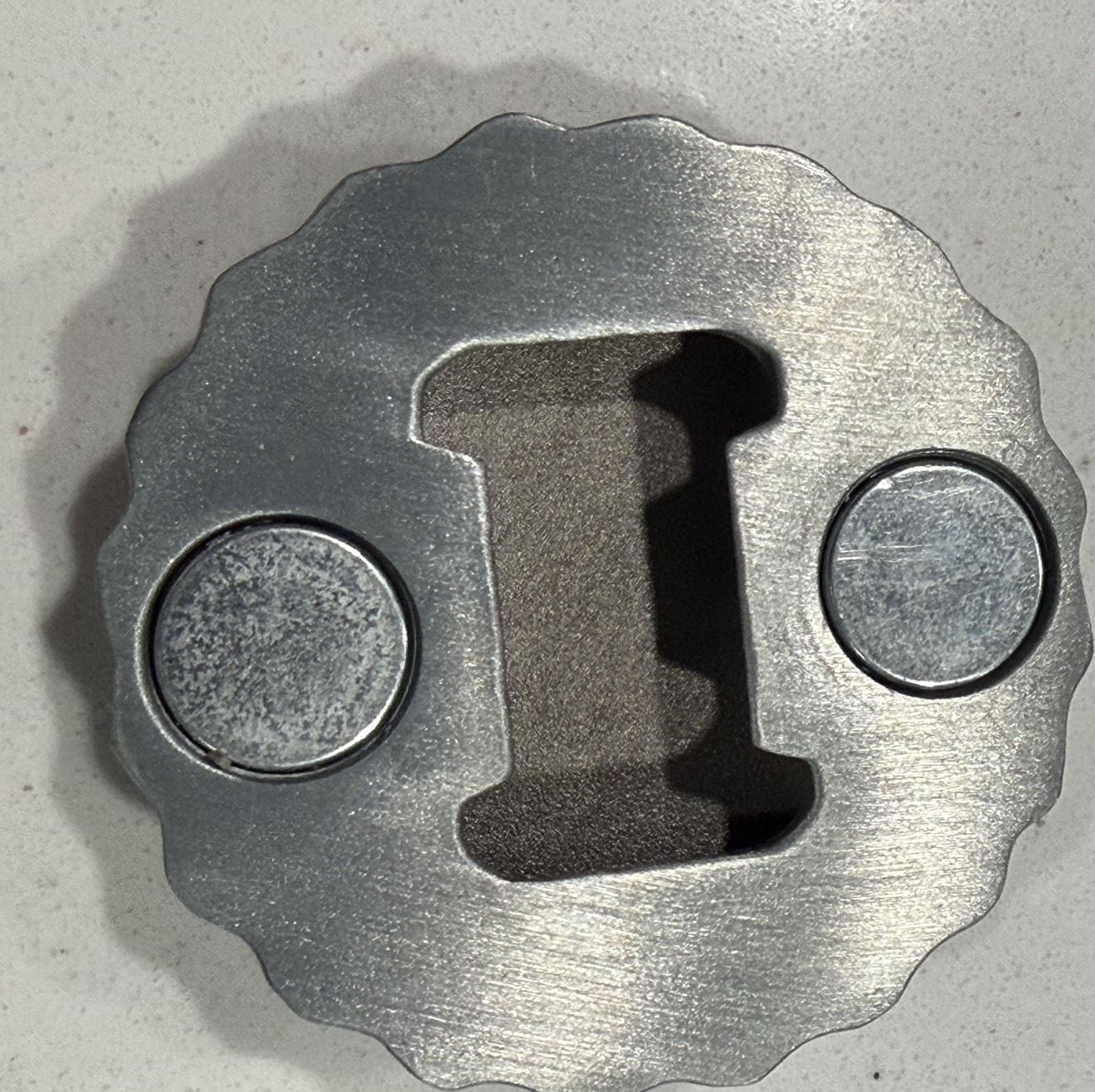 FBI Challenge Coin Bottle Opener — back