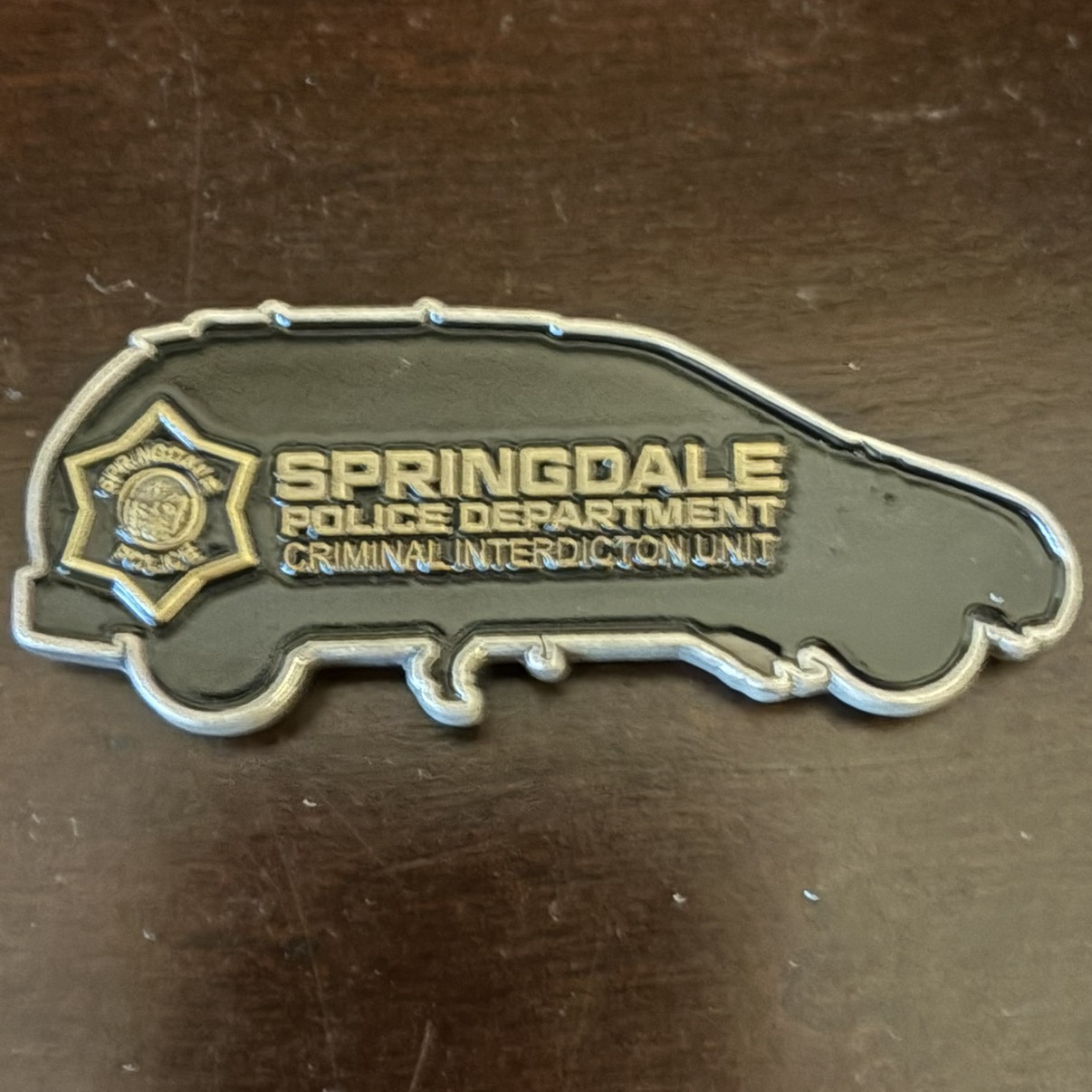 Springdale PD CIU — back
