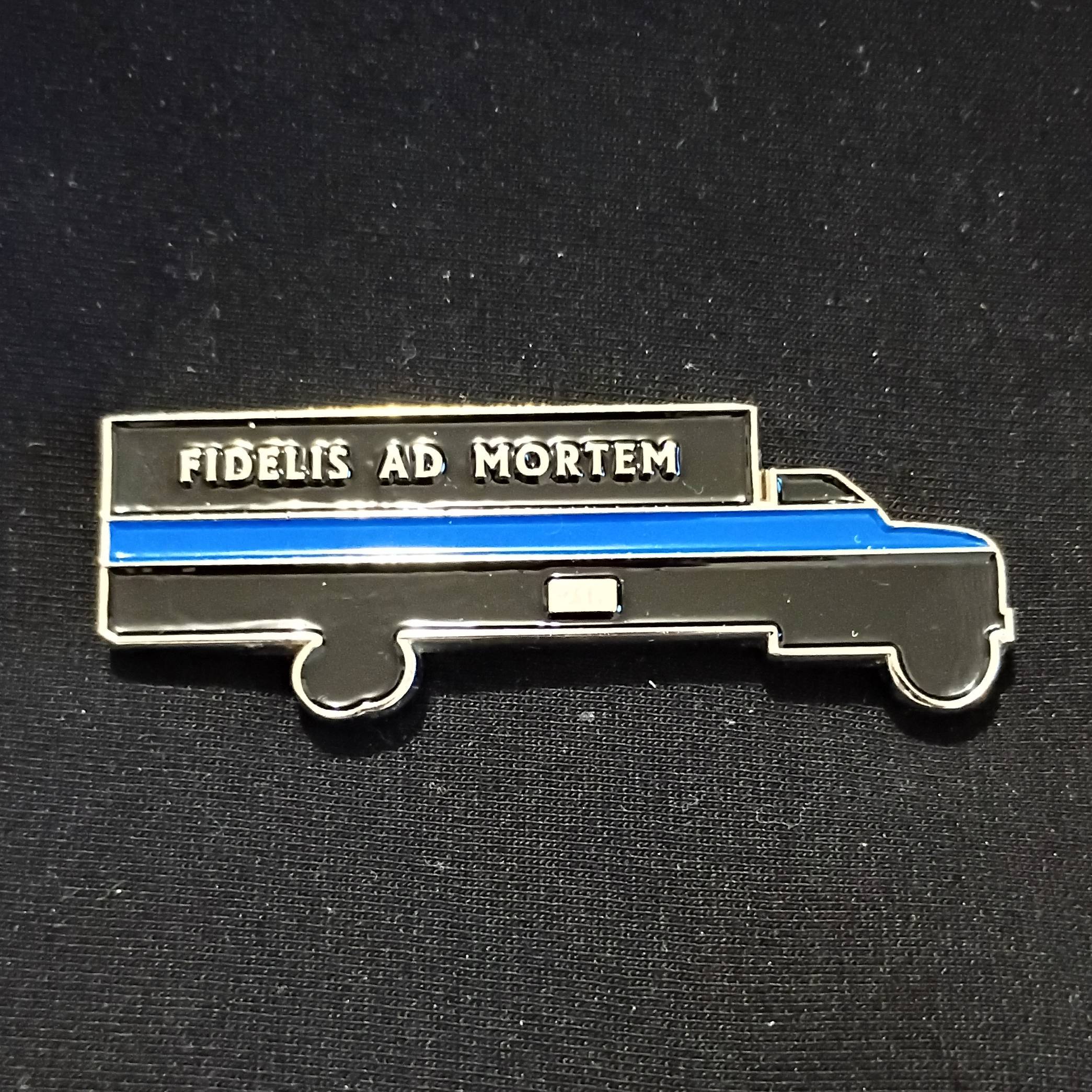 NYPD Citywide Vandal squad truck variant challenge coin — back