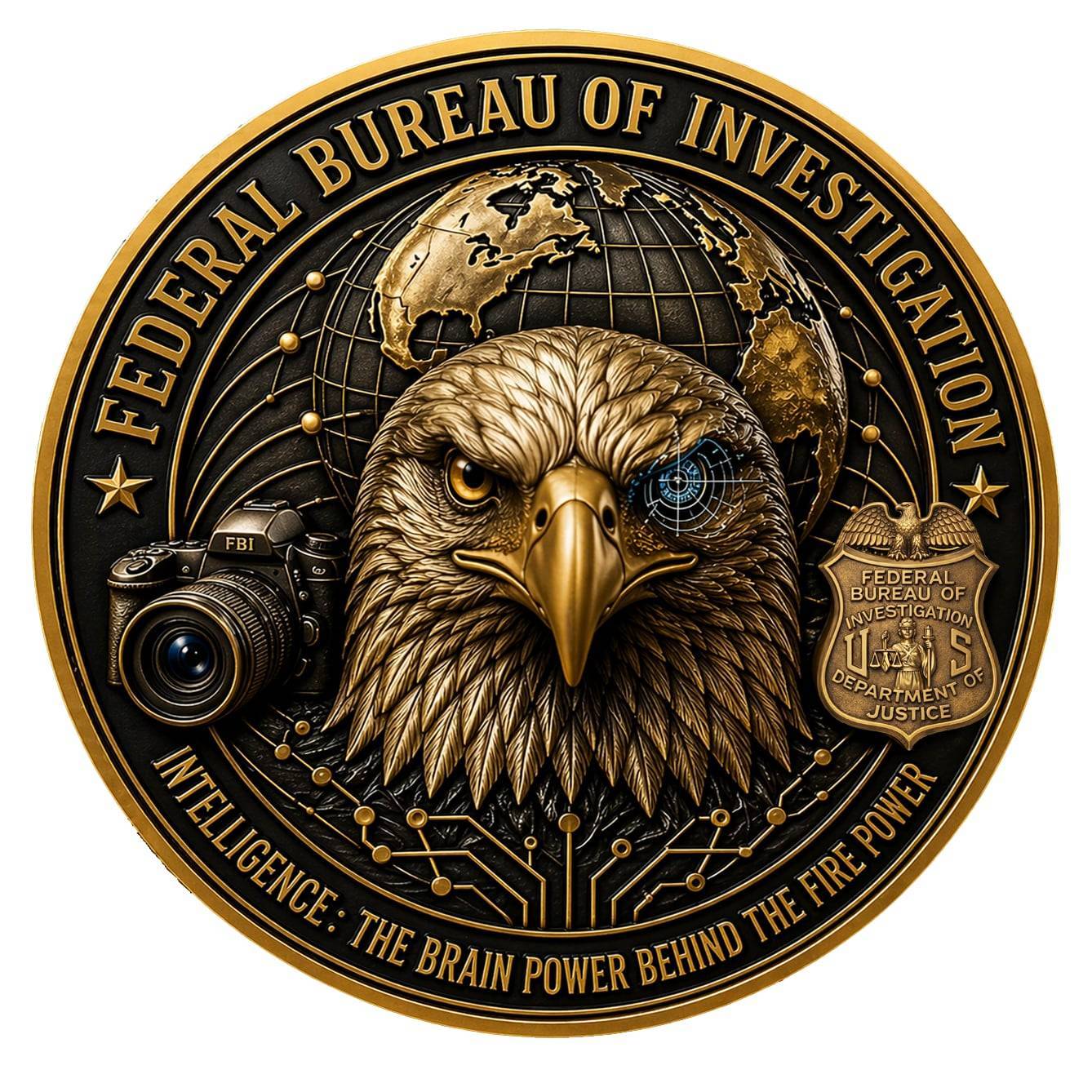 Federal Bureau of Investigation San Antonio Division Challenge Coin — front