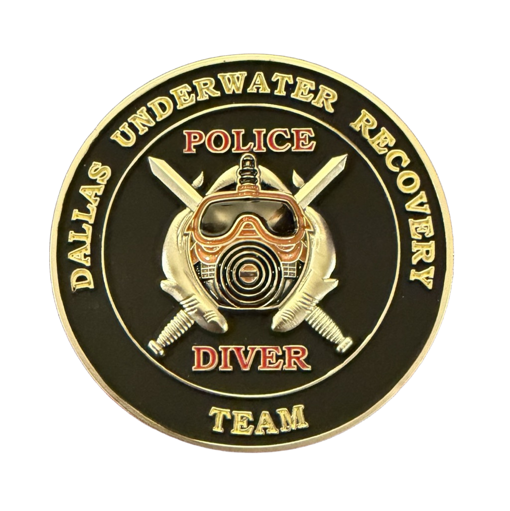 Dallas Police Dept Underwater Recovery Team — front