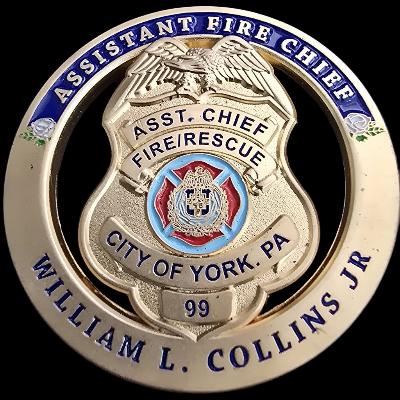 City of York PA Assistant Fire Chief William L. Collins Jr.