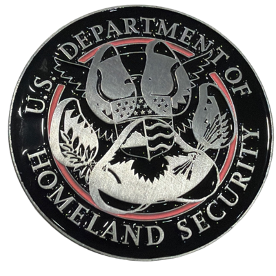 U.S. Department of Homeland Security Explosive Detection Canine Team Challenge Coin