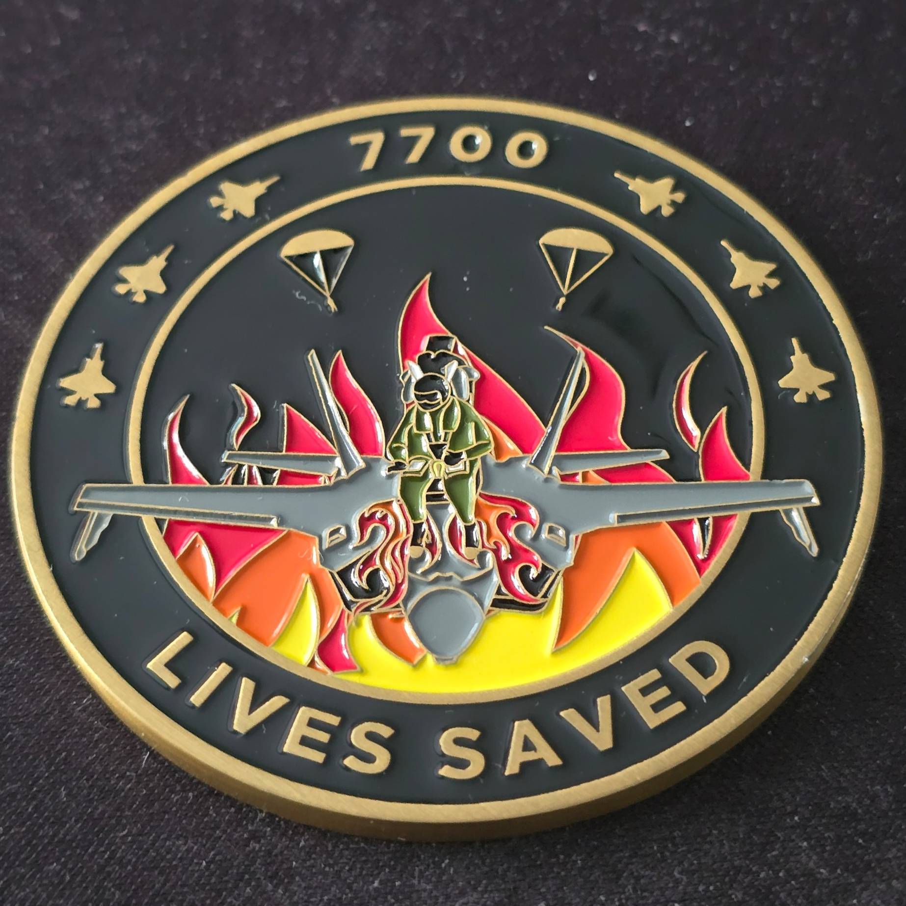 7700 Lives saved — front