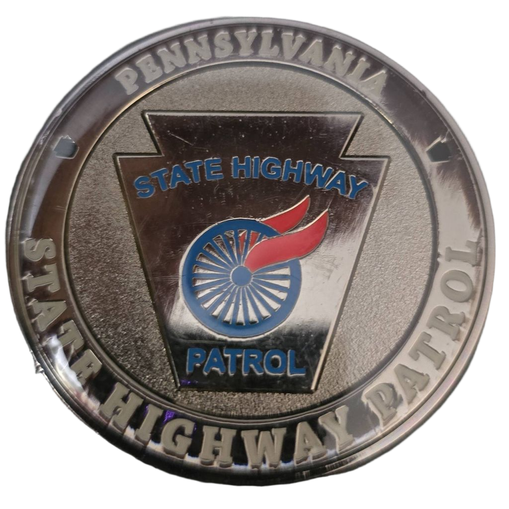 Pennsylvania state highway patrol — back