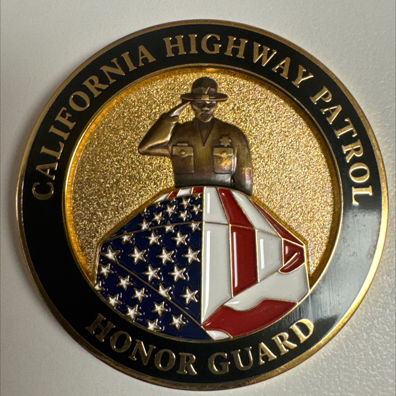 California Highway Patrol Honor Guard — back