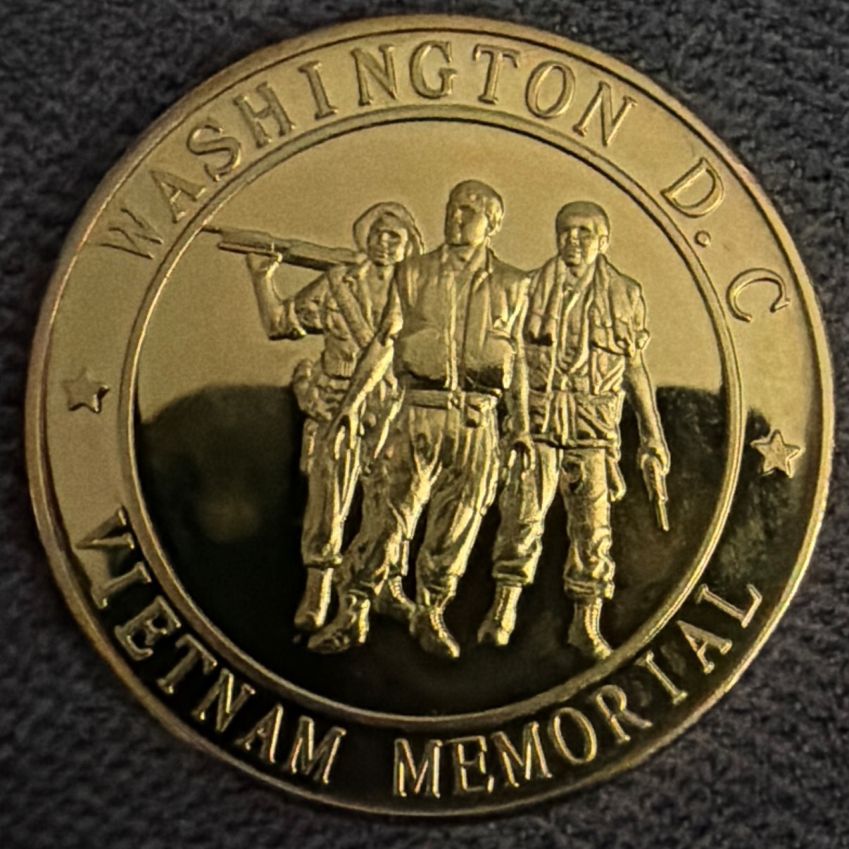 Vietnam War memorial — back